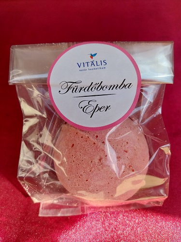 Vitalis Fürdőbomba Eper 60g
