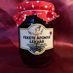 Fekete Áfonya Lekvár Cukor Nélkül 300g