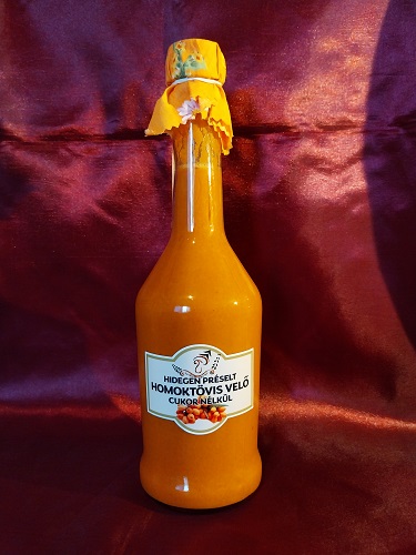 Hidegen Préselt Homoktövis Velő Cukor Nélkül 500ml