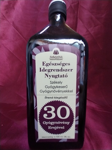 Egészséges Idegrendszer Nyugtató Székely Gyógykeserű – 500ml